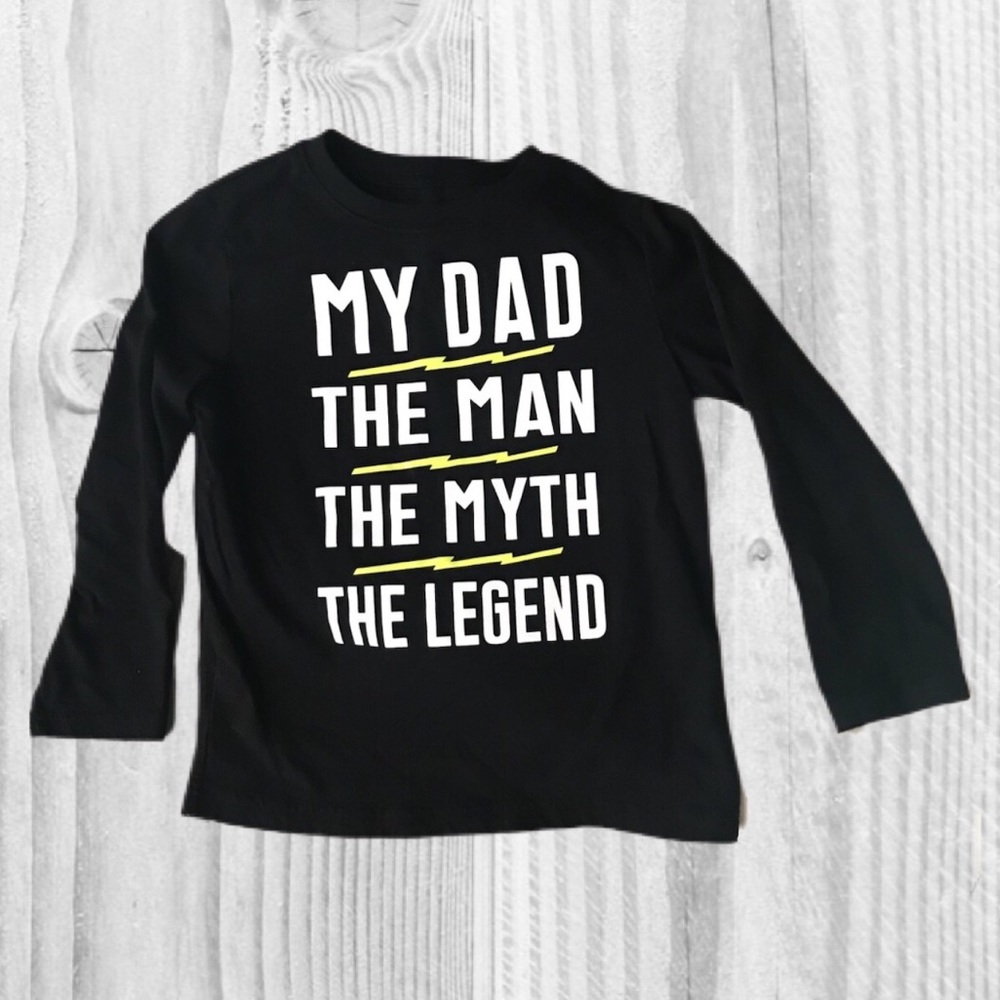 🍁 Boys Long-sleeve Black shirt 5T